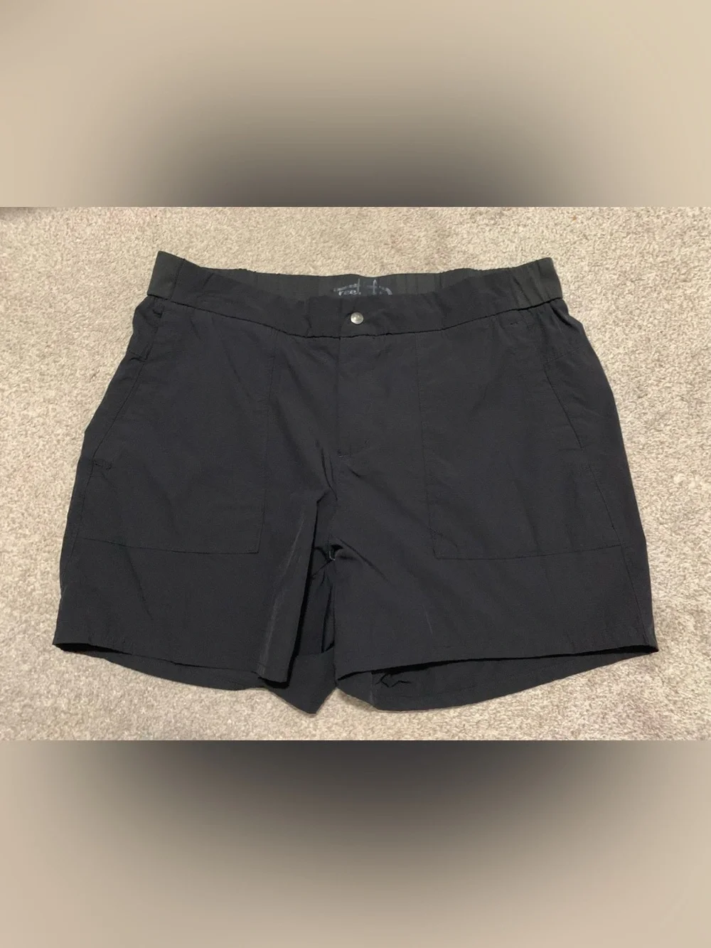 Reel Life Black Women's Athletic Shorts with Front Pockets